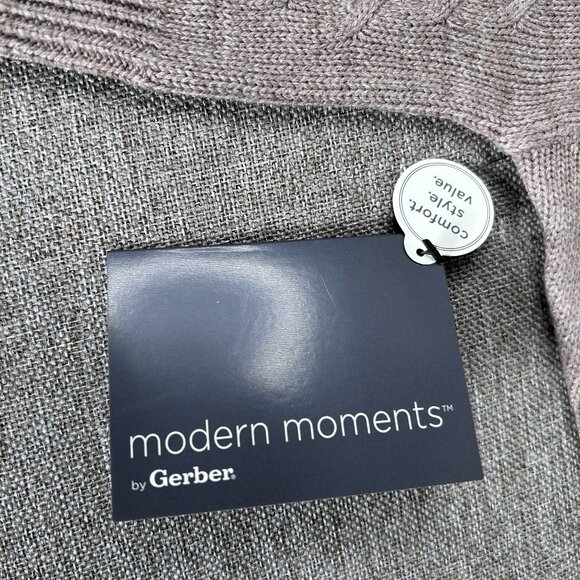 Modern Moments by Gerber 2pc Set Knit Sweater Pants Baby Girl 0-3 mos Brown NWT - Picture 5 of 10